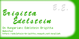 brigitta edelstein business card